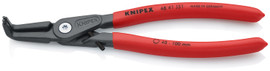 Knipex 4841J31 - 8 1/4'' Precision Circlip Pliers with Limiter-Internal 90° Angled-With Adjustable Opening