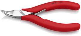 Knipex 3541115 - 4.5'' Electronics Pliers-45 Degree Angled Half-Round Jaws