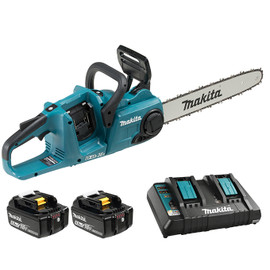 Makita DUC400PT2 - 16" / 18Vx2 LXT Cordless Chainsaw KIT WITH BATTERIES