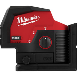 Milwaukee 3622-20 - M12 Green Cross Line & Plumb Points Laser