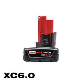Milwaukee 48-11-2460 - M12 REDLITHIUM XC 6.0Ah Extended Capacity Battery Pack