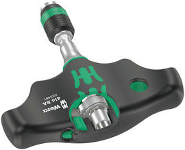 Wera 05023461001 - 416 RA T-handle bitholding screwdriver with ratchet function and Rapidaptor quick-release chuck
