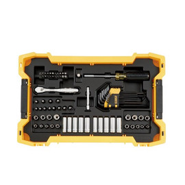 DEWALT DWMT45402 - 131 pc. 1/4" and 3/8" Mechanic Tool Set with ToughSystem 2.0 Tray and Lid