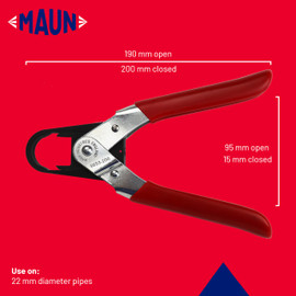 Maun 5649-200 - Olive Cutter Plier Type Tool 15 mm