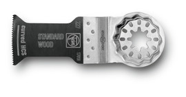 Fein 63502227270 - Oscillating Starlock Curved E-Cut Blade Standard Hcs 35X50Mm (3-Pack)