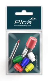 Pica 55801- Pica Dry Accessory Set, Coloured Caps