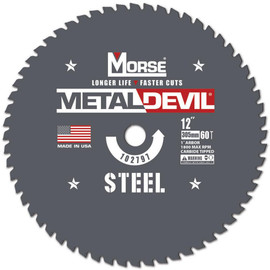 MK Morse CSM1260FSC - 12" x 60 Tooth Steel Cutting Blade