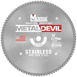 MK Morse CSM1490FSSC - 14" x 90 Tooth Stainless Steel Cutting Blade