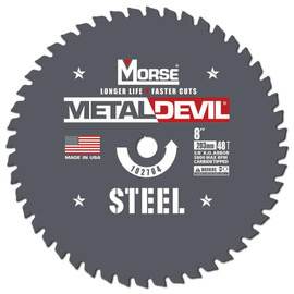 MK Morse CSM848FSC - 8" x 48 Tooth Steel Cutting Blade - 5/8" K.O.