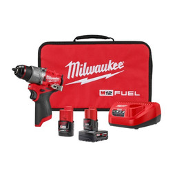 Milwaukee 3404-22 - M12 FUEL 1/2" Hammer Drill/Driver Kit