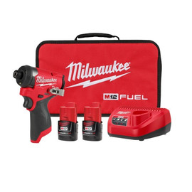 Milwaukee 3453-22 - M12 FUEL 1/4" Hex Impact Driver Kit