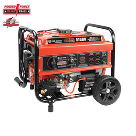 King Canada KCG-5101GE-DF - 5100W Gasoline/Propane generator with electric start and wheel kit