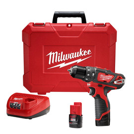 Milwaukee 2408-22 - M12 3/8 in. Hammer Drill/Driver Kit