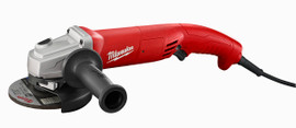 Milwaukee 6121-31A - 11 Amp 5 in. Small Angle Grinder Trigger Grip, AC/DC, No Lock