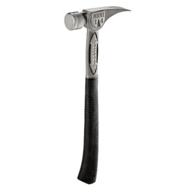 Stiletto TBM14RMC - TiBone Mini-14-Ounce Replaceable Milled Face Hammer with a Curved 16-Inch Titanium Handle
