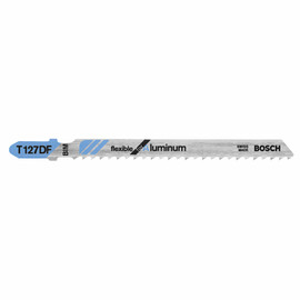 Bosch T127DF100 - Jig Saw Blade, T-Shank, 100 pc. 4-5/8 In. 8 TPI Flexible for Aluminum