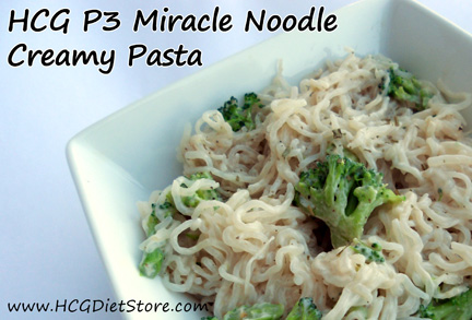 Miracle Noodle recipe for phase 3 of the HCG Diet.