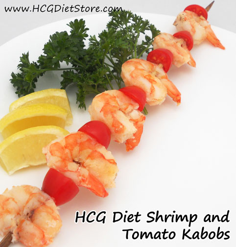 Quick HCG meal idea... right HERE! This kabob HCG recipe is fun and fast!