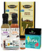 Economy Diet Food Pack contains 
(1) Box of powdered stevia packets (35 ct)
(1) Pack of the diet salad dressing packets (6 ct)
(2) Boxes of Grissini breadsticks or gluten-free-substitute
(1) Sauce or Dry Bouillon Base
(1) Bottle of seasoning
(1) Bottle of salad dressing (12 oz)