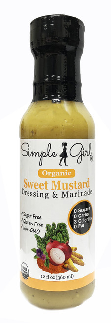 1 bottle - Simple Girl Organic Sweet Mustard Salad Dressing