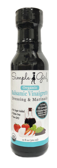 1 bottle - Simple Girl Organic Balsamic Salad Dressing
