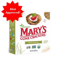 1 box - Mary's Gone Crackers Herb Flavor