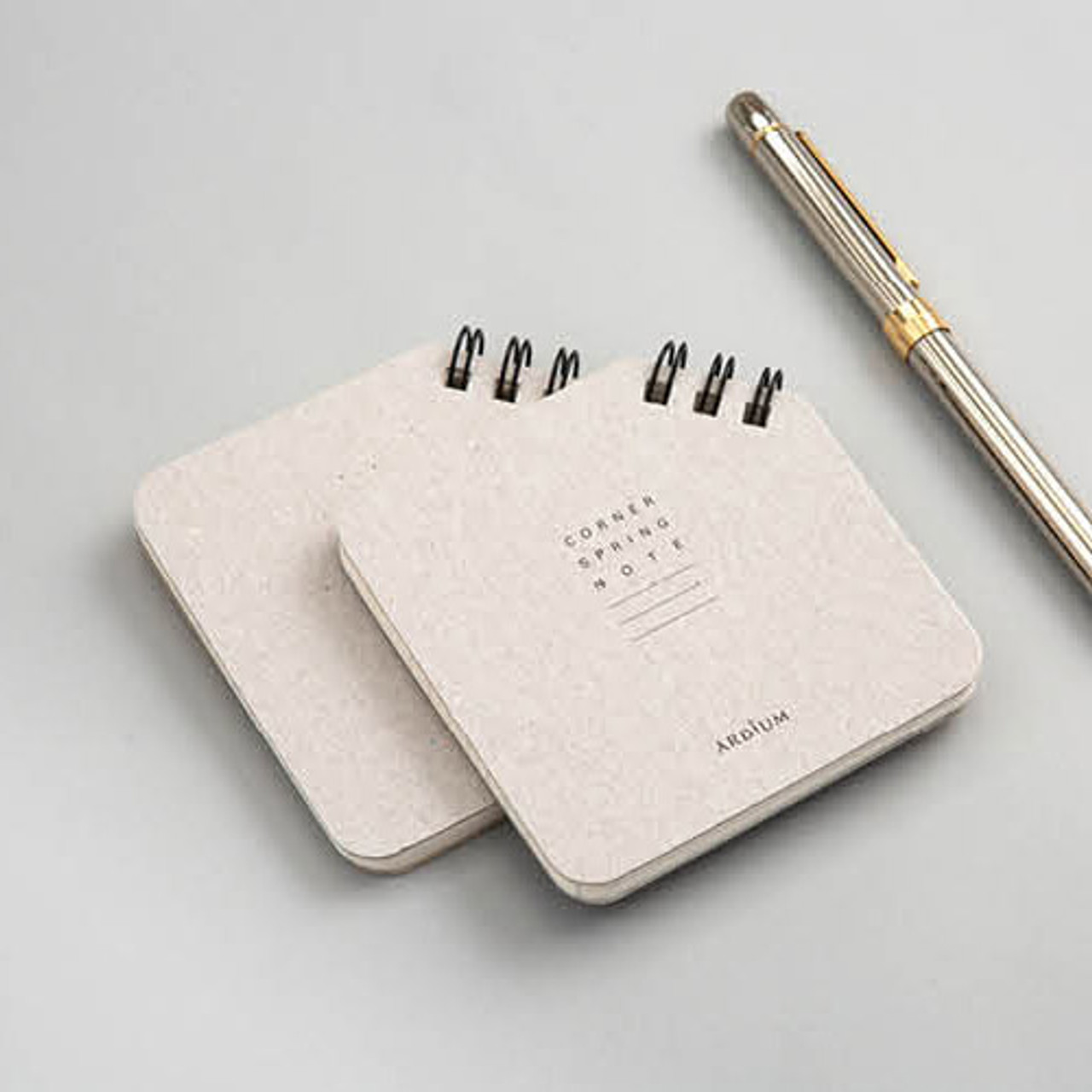 Corner mini spiral lined/Grid notepad notebook fallindesign