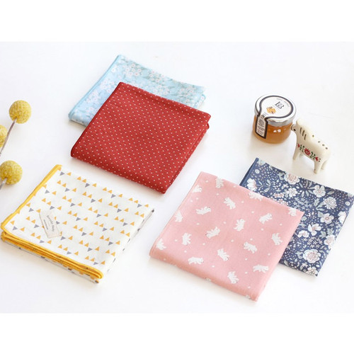Vintage pattern cotton handkerchief hankie ver.3 Vintage pattern cotton handkerchief hankie ver.3
