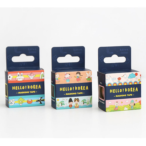 romane hello korea 0 59 quot x11yd pattern washi masking set romane hello korea 0 59 quot x11yd pattern washi masking set