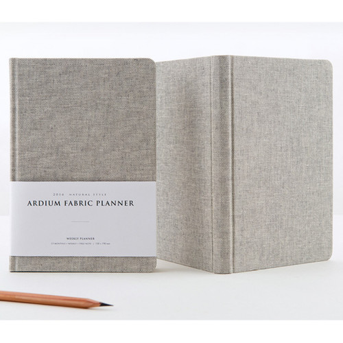 2016 Ardium Linen fabric cover dated planner 2016 Ardium Linen fabric cover dated planner