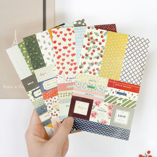 Petit deco paper sticker set 8 sheets ver.5 Petit deco paper sticker set 8 sheets ver.5