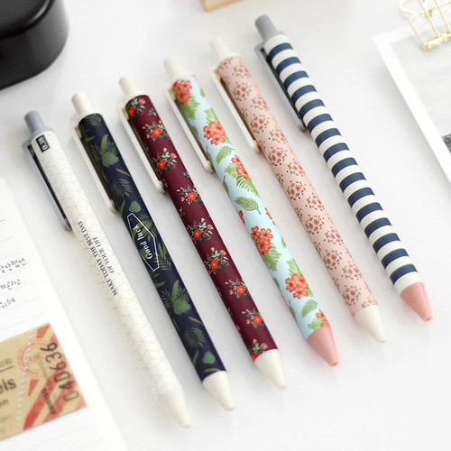 Unique pattern knock retractable pen Unique pattern knock retractable pen