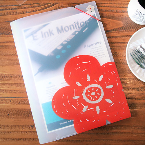 N.IVY Lotus Blossom translucent document file holder N.IVY Lotus Blossom translucent document file holder