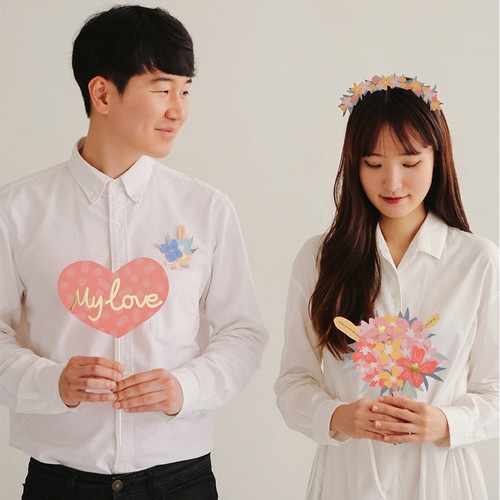 Dailylike Wedding photo stick props set Dailylike Wedding photo stick props set