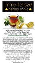 Each 50 gram pack of Immortalitea contains a carefully selected blend of plant sourced, health supporting ingredients that are rich in vitamins, minerals & antioxidants, PLUS: Blue Agave Inulin soluble fibre that acts as a prebiotic, feeding and nourishing your friendly gut microbes to keep them happy and healthy! All ingredients are Certified Organic at source.
Formulated as a highly nutritious herbal tonic, Immortalitea is far more than just a tea or even a detox! Always use a vacuum jug when possible in order to maintain the temperature, then you can enjoy your herbal infusion throughout the day, and even the next day - just add more hot water as needed!
May also be enjoyed when chilled with ice & lemon - delicious! Just one 2 gram portion of Immortalitea (heaped dessert spoon) can make at least 1 litre of a highly nutritious, heart-healthy tonic that provides 3 x standard size cup servings. This 50 gram pack can make at least 75 standard size cups or mugs. Best of health to everyone!