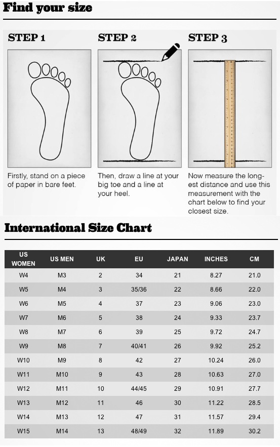 aus shoe size guide