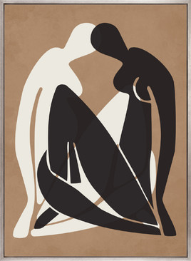 Amoureux Silhouette III (Canvas)