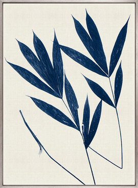 Fanciful Foliage VI (Indigo) (Canvas)