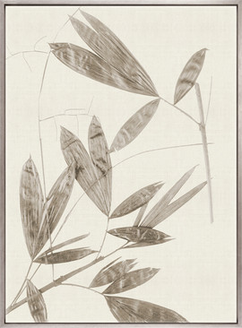 Fanciful Foliage X (Taupe) (Canvas)