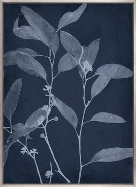 Foliage Splendour (Indigo) II (Canvas)