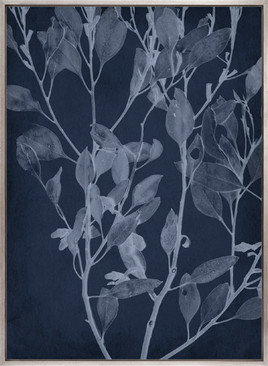 Foliage Splendour (Indigo) III (Canvas)
