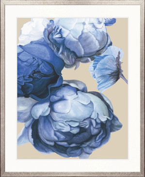 Peonies & Roses XI (Blue)