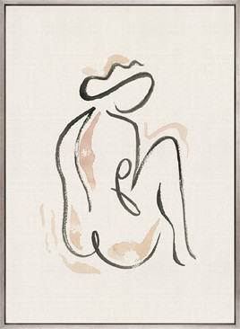 Modern Nude Form II (Canvas)