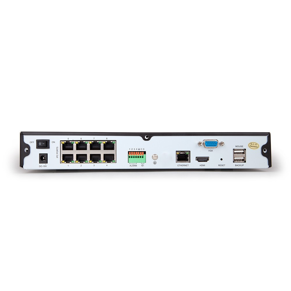 8 Channel 720p Nvr W 4 Outdoor Wifi 4 Spoe Network Ip Cameras With 1tb Harddrive Zmodo Direct Electronics