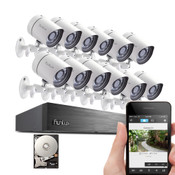 Zmodo / Funlux 16 Ch DVR Kit w/ 12 Cameras