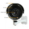 Zmodo 650TVL High Resolution Weatherproof Camera with130' IR
