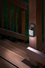 The Motion Deck Light's bright mode casts a wide pool of light under the product and has multiple setting for brightness and duration.