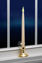 The complete 12" taper candle window kit