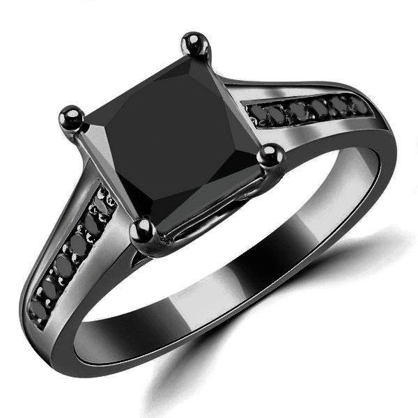 expensive black diamond ring