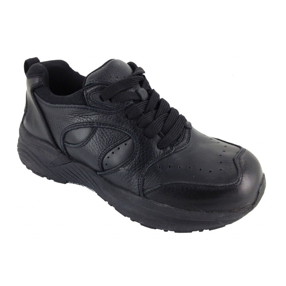 Genext Athletic Lace Up Black Orthopedic Shoes for Men